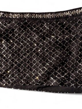 Black y2k studded edikted mini skirt